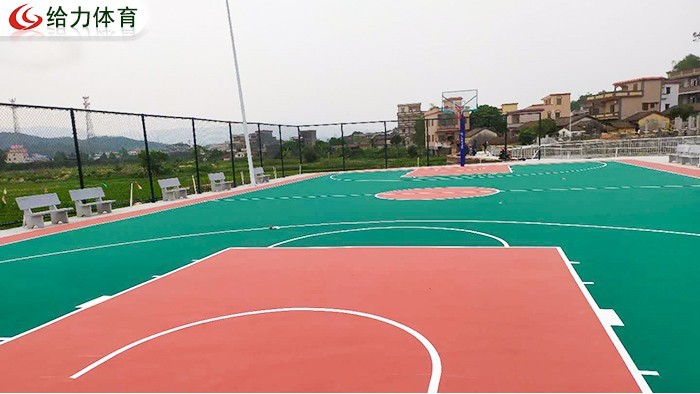 彩色籃球場造價