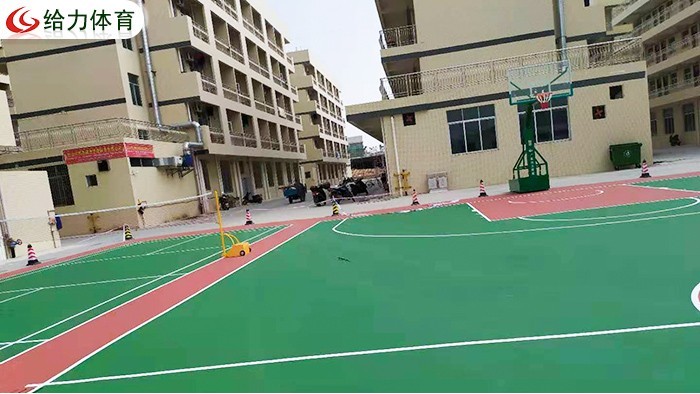 彩色籃球場(chǎng)造價(jià)