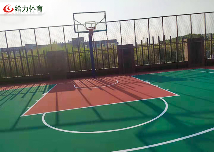 彩色籃球場造價