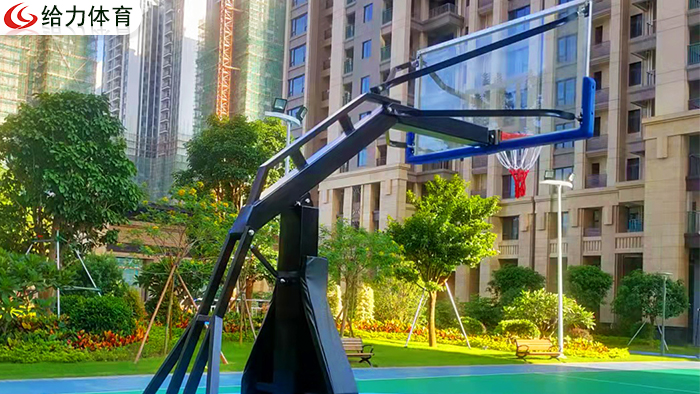 長(zhǎng)沙學(xué)校籃球架